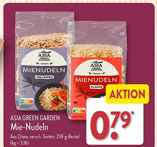 ASIA GREEN GARDEN Mie-Nudeln