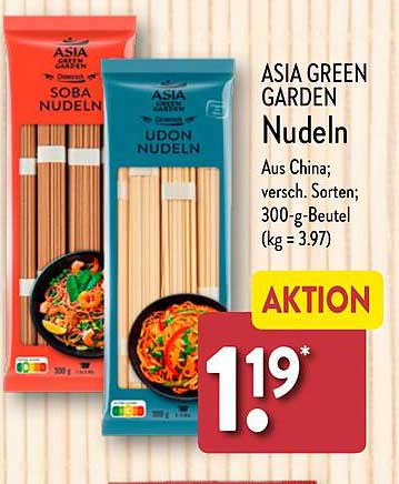 ASIA GREEN GARDEN Nudeln