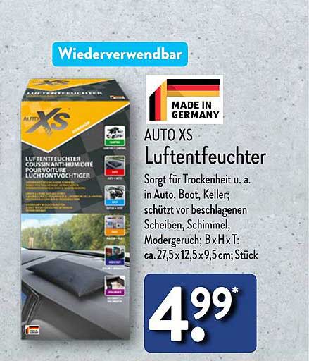 AUTO XS Luftentfeuchter