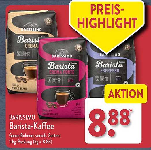 BARISSIMO Barista-Kaffee