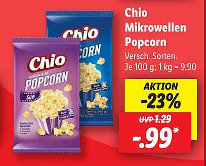 Chio Mikrowellen Popcorn