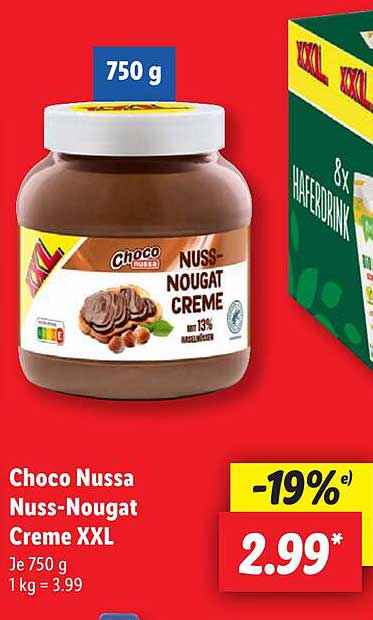 Choco Nussa Nuss-Nougat Creme XXL