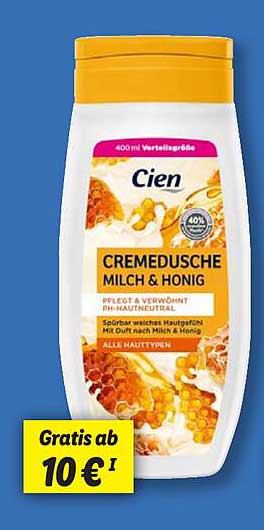 Cien Cremedusche Milch & Honig