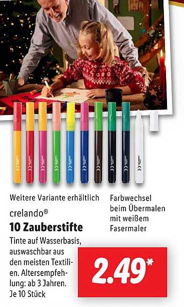 crelando® 10 Zauberstifte