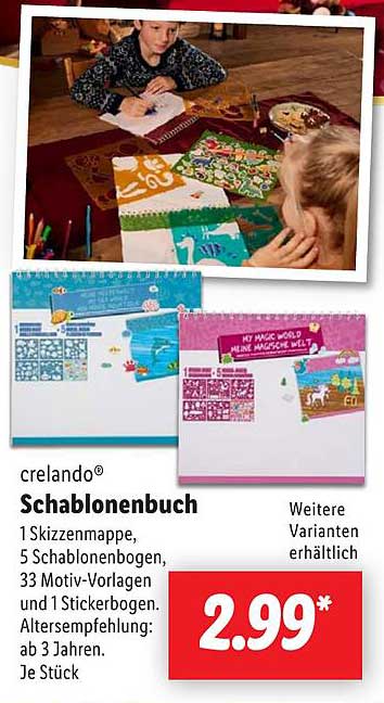 crelando® Schablonenbuch