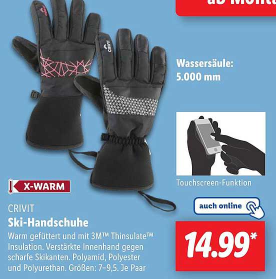 CRIVIT Ski-Handschuhe