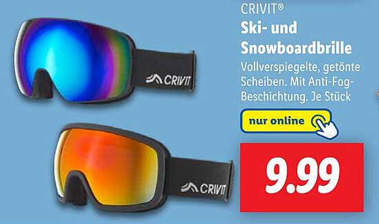 CRIVIT® Ski- und Snowboardbrille