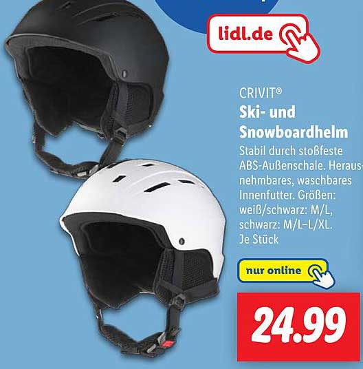 CRIVIT® Ski- und Snowboardhelm