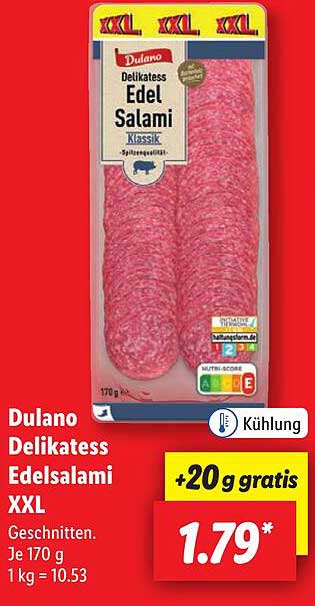 Dulano Delikatess Edelsalami XXL