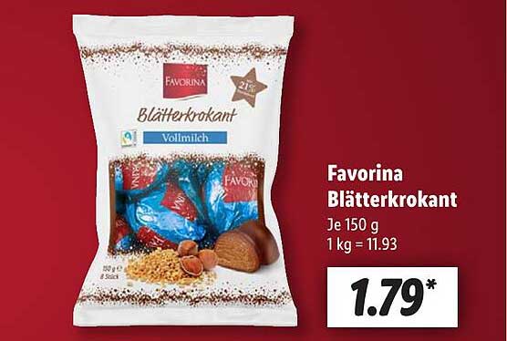 Favorina Blätterkrokant