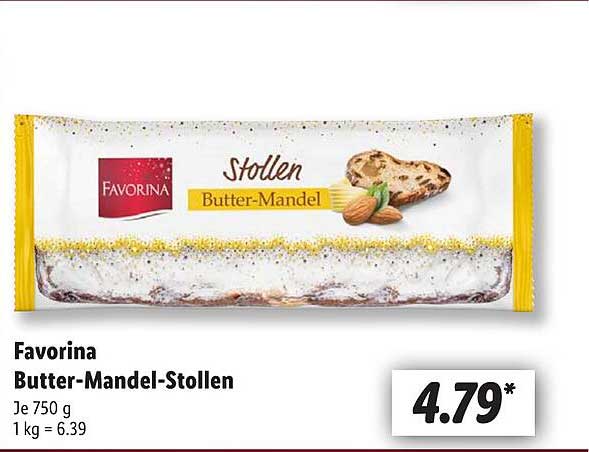 Favorina Butter-Mandel-Stollen