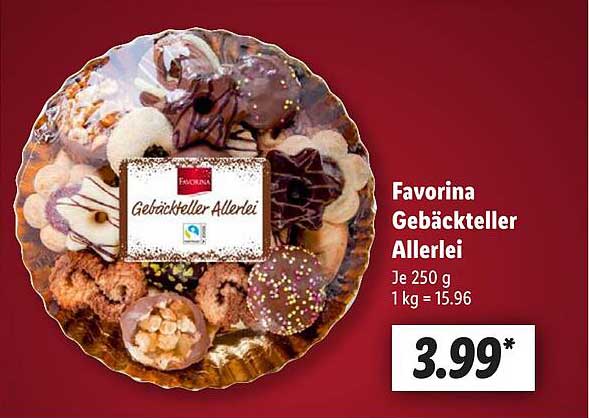 Favorina Gebäcksteller Allerlei