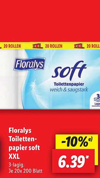 Floralys Toilettepapier soft XXL