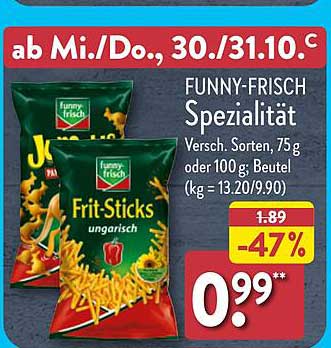 FUNNY-FRISCH Spezialität