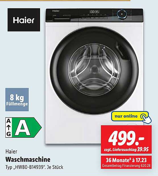 Haier Waschmaschine