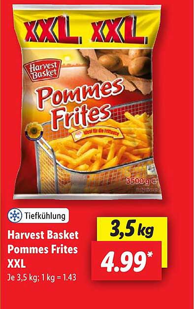 Harvest Basket Pommes Frites XXL