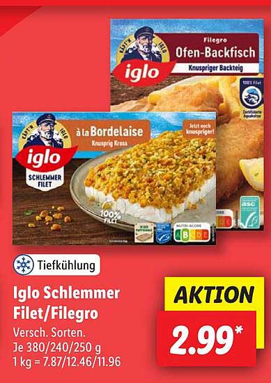 Iglo Schlemmer Filet/Filegro