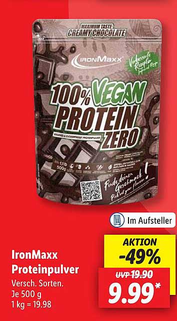 IronMaxx 100% VEGAN PROTEIN ZERO