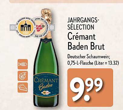 Jahrgangs-Sélection Crémant Baden Brut