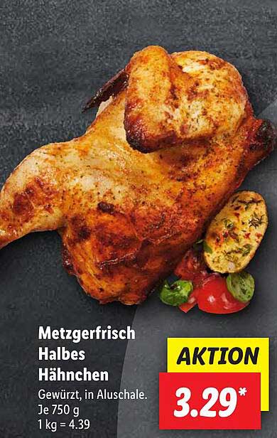 Metzgerfrisch Halbes Hähnchen