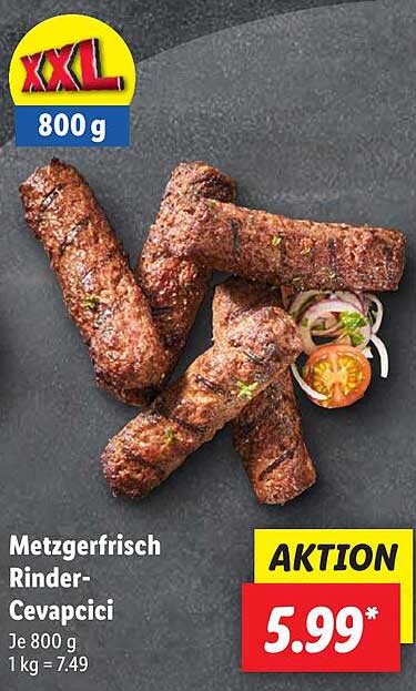 Metzgerfrisch Rinder-Cevapcici