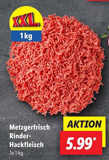 Metzgerfrisch Rinder-Hackfleisch