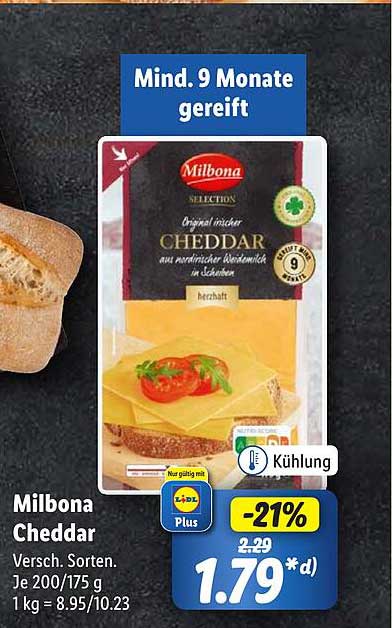 Milbona Cheddar