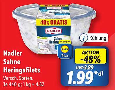 Nadler Sahne Heringsfilets