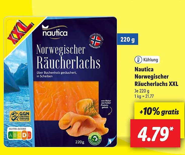 Nautica Norwegischer RäucherLachs XXL