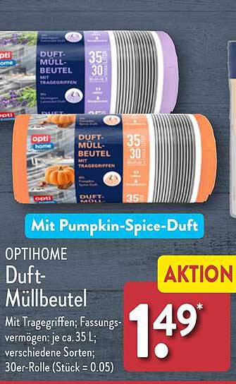 OPTITHOME Duft-Müllbeutel