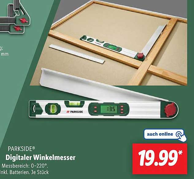 PARKSIDE Digitaler Winkelmesser