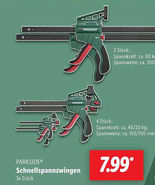 PARKSIDE® Schnellspannzwingen