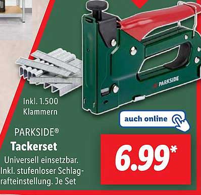 PARKSIDE® Tackerset