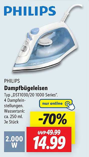 PHILIPS Dampf bügeleisen