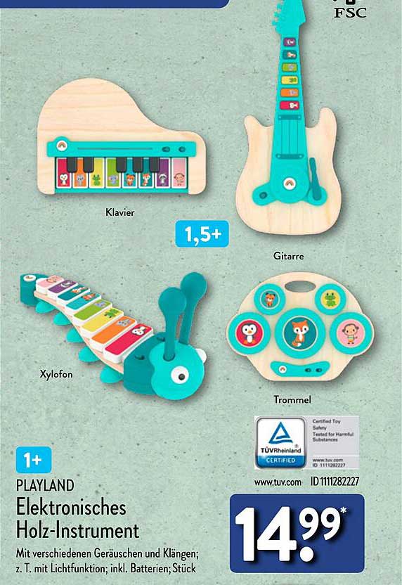 PLAYLAND Elektronisches Holz-Instrument