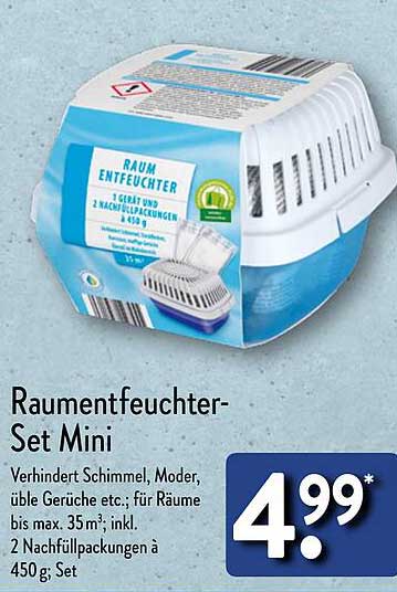 Raumentfeuchter-Set Mini