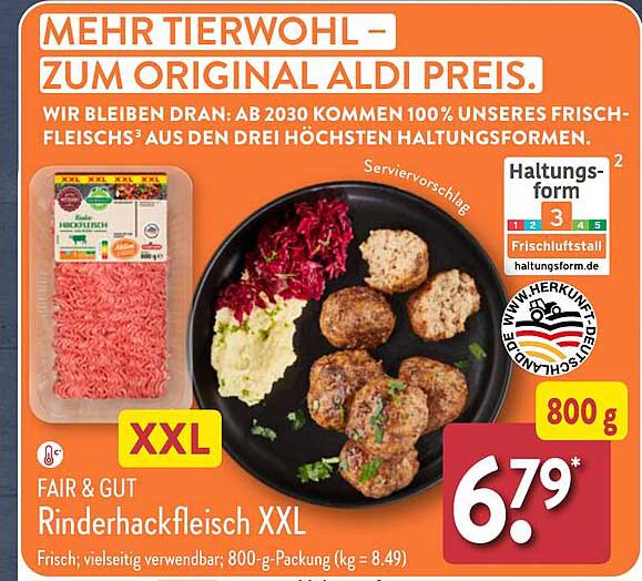 Rinderhackfleisch XXL