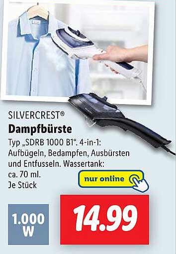 SILVERCREST® Dampfburste