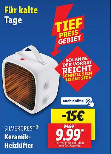 SILVERCREST® Keramik-Heizlüfter