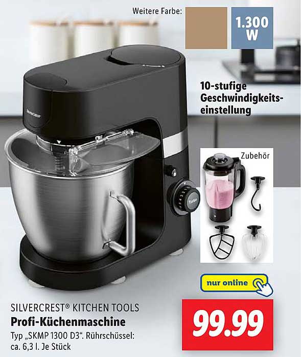 SILVERCREST® Profi-Küchenmaschine