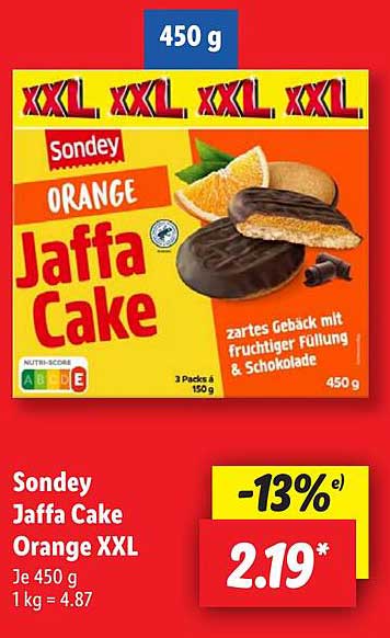 Sondey Jaffa Cake Orange XXL