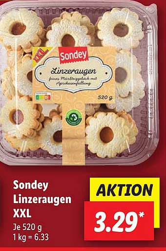 Sondey Linzeraugen XXL