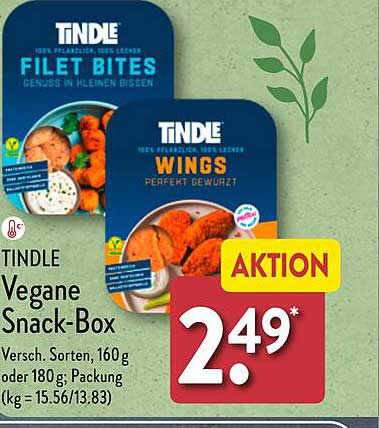 TINDLE Vegane Snack-Box