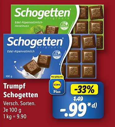 Trumpf Schogetten