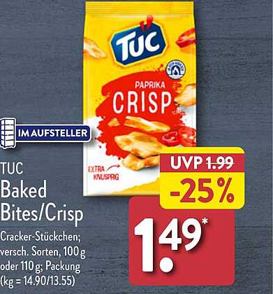 TUC Baked Bites/Crisp