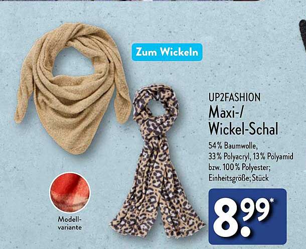 UP2FASHION Maxi-/Wickel-Schal