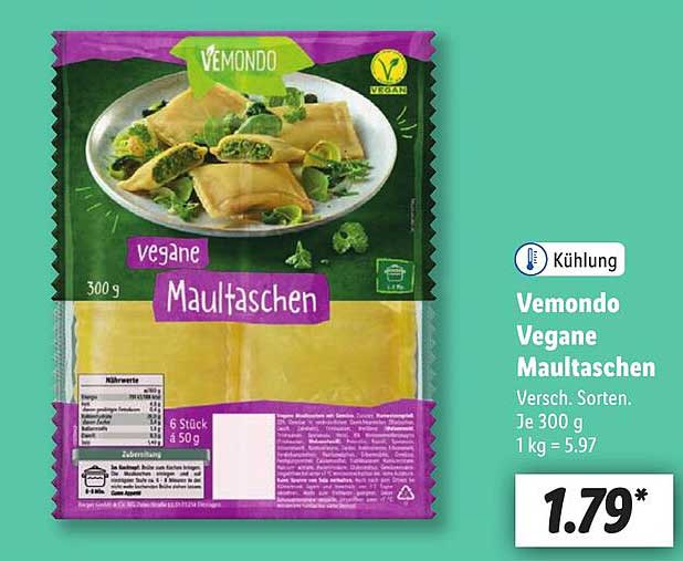 Vemondo Vegane Maultaschen