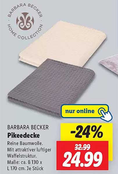 BARBARA BECKER Pikeedecke