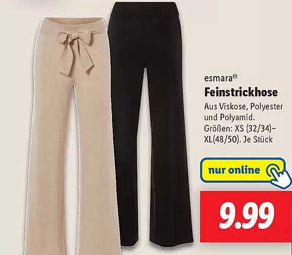 esmará® Feinstrickhose