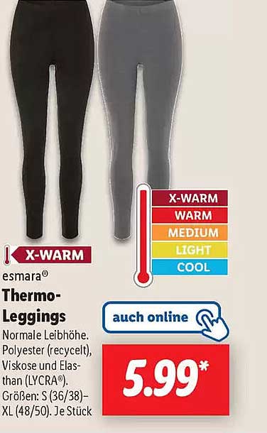 esmaro® Thermo-Leggings